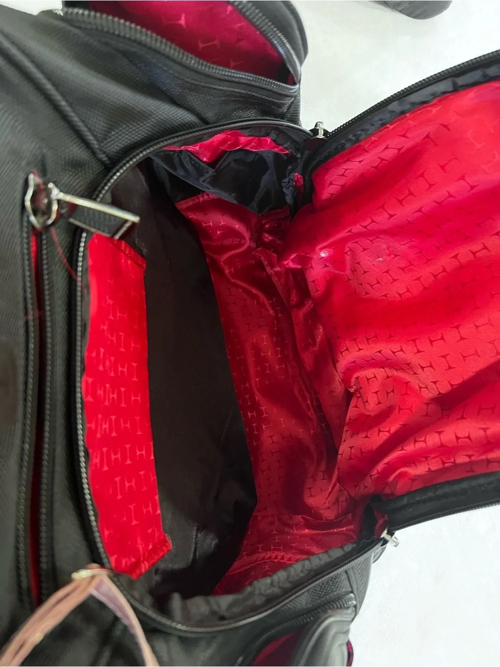 Black Travel & Tech Backpack for Men